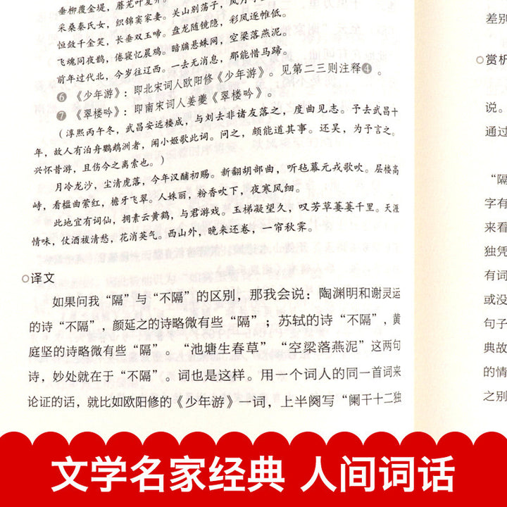 Words of the World by Wang Guowei – Chinese Literary Classics Collection