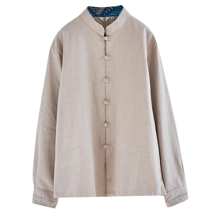 Chaqueta Zhongshan juvenil de estilo chino | Traje Tang Hanfu ajustado | Atuendo tradicional para caballeros