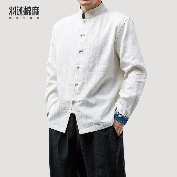 Chaqueta Zhongshan juvenil de estilo chino | Traje Tang Hanfu ajustado | Atuendo tradicional para caballeros