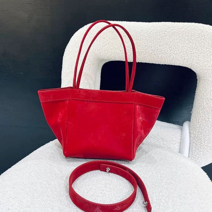 Nuevo bolso tote de estilo chino con efecto degradado: para llevar en la mano, al hombro o cruzado.