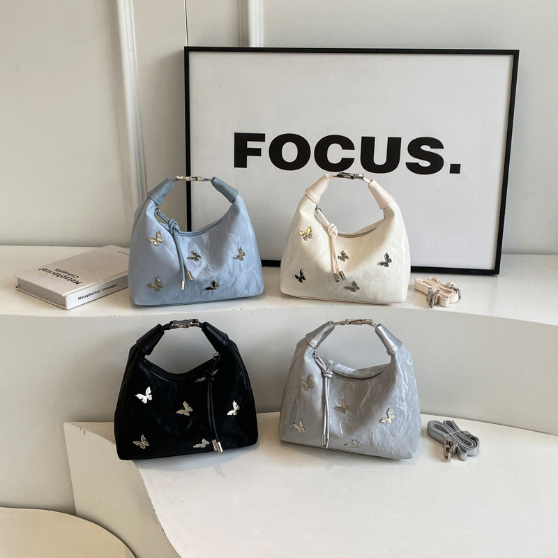 Bolso tote con mariposas estilo coreano: nuevo bolso bandolera de gran capacidad estilo chino