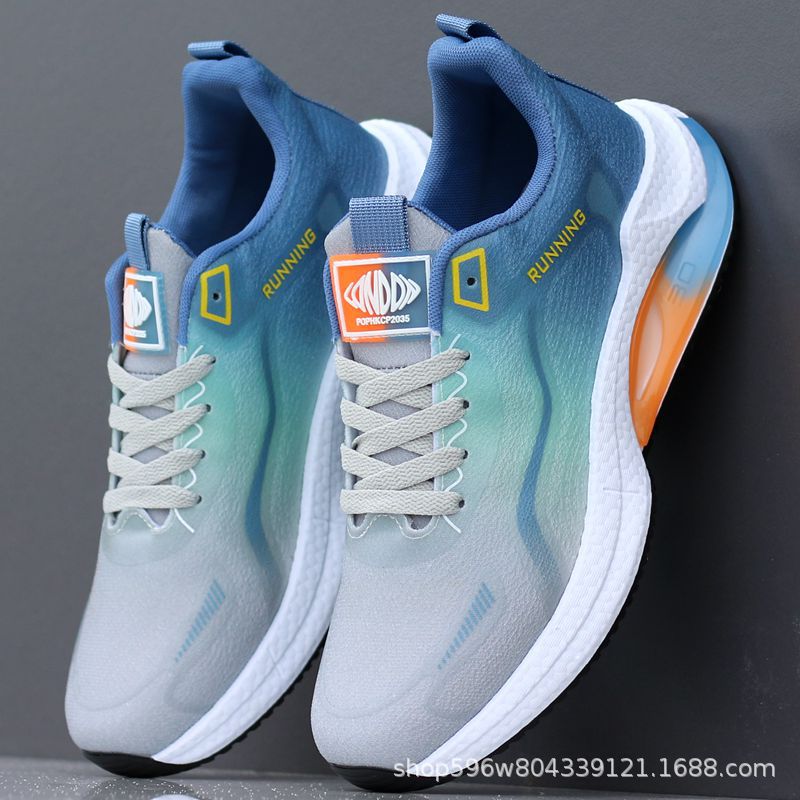 Guochao Hydrogen Cloud Joint Running Shoes Men's Travel Shoes 2024 Spring and Summer Daddy Shoes Men's Sports Leisure Breathable Mesh Shoes
