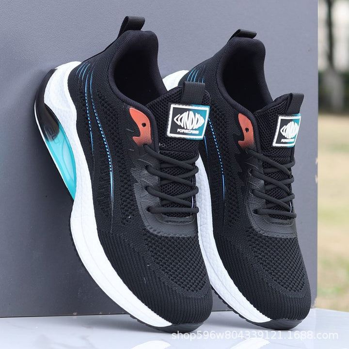 Guochao Hydrogen Cloud Joint Running Shoes Men's Travel Shoes 2024 Spring and Summer Daddy Shoes Men's Sports Leisure Breathable Mesh Shoes