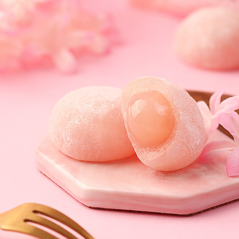 Baicaowei Explosive Mochi Balls | 120g | Sakura, Matcha, Mango, Strawberry | 72 Pack Box