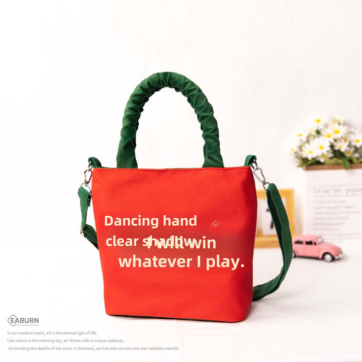Bolso estilo cubo creativo de estilo chino: bolso versátil para viajes y uso diario.