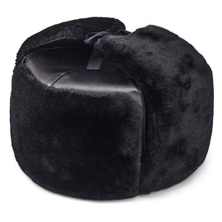Men's Winter Lei Feng Hat for Seniors – Thickened Cotton Cap with Ear Protection for Elderly