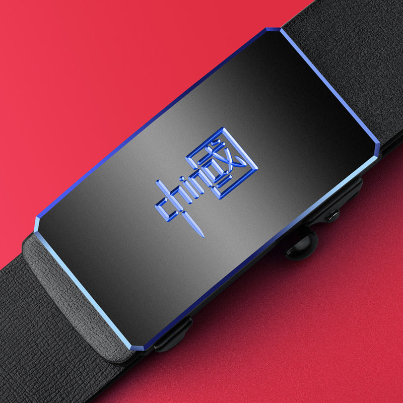 Paul Chinese Style Belt for Men – Trendy Automatic Buckle Casual Fashion Belt