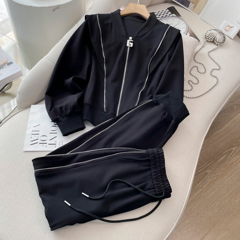 Spring and Autumn Casual Two-Piece Set for Women – 2023 Fashion Printed Short Sleeve Top and Shorts