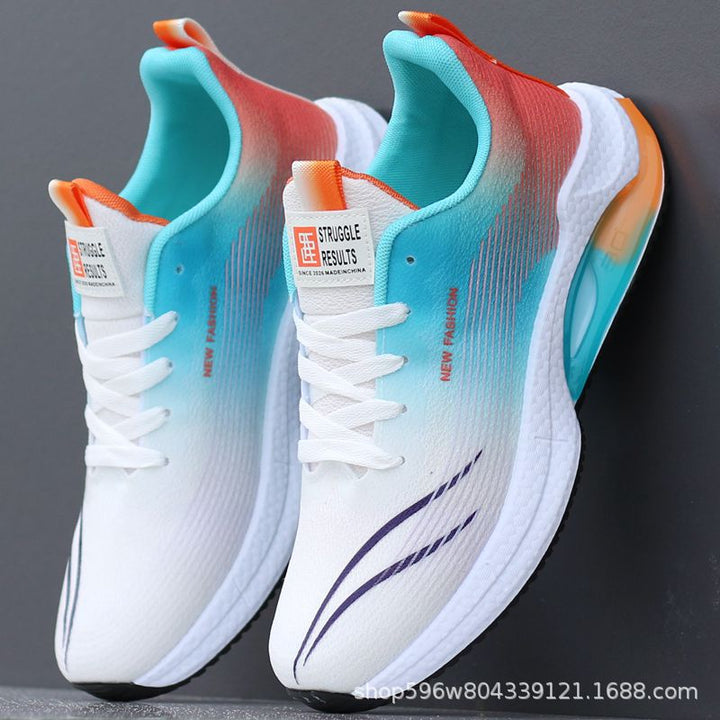 Guochao Hydrogen Cloud Joint Running Shoes Men's Travel Shoes 2024 Spring and Summer Daddy Shoes Men's Sports Leisure Breathable Mesh Shoes