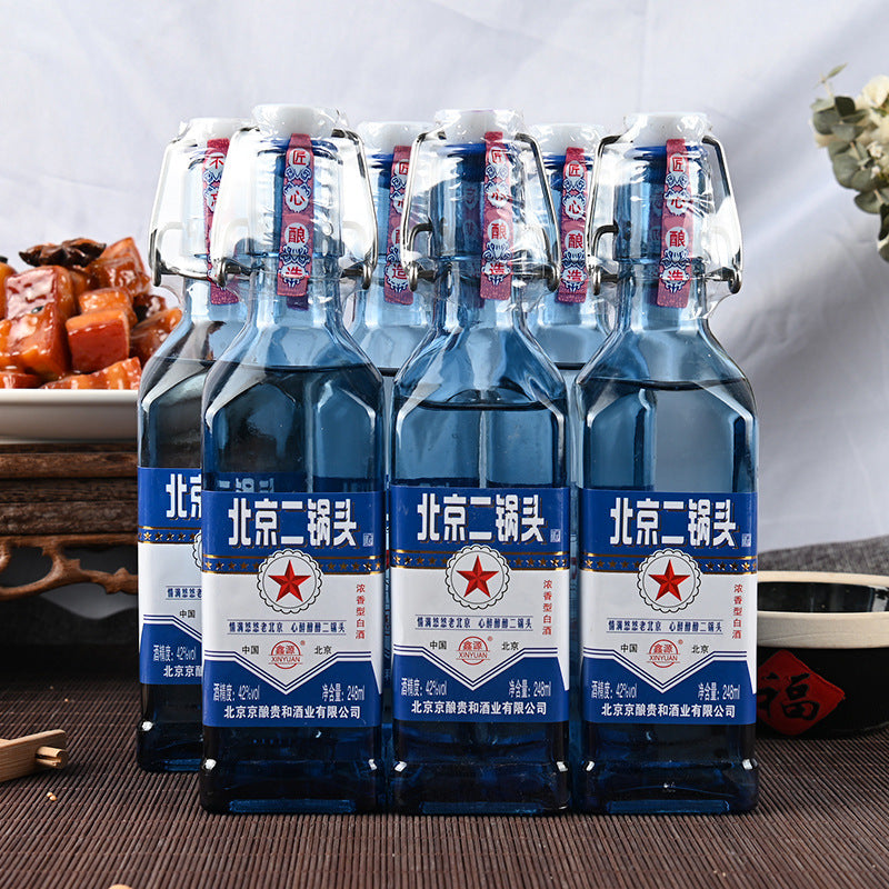北京二锅头酒- 浓香型白酒248ml*6瓶(现货) – Dragon Goods