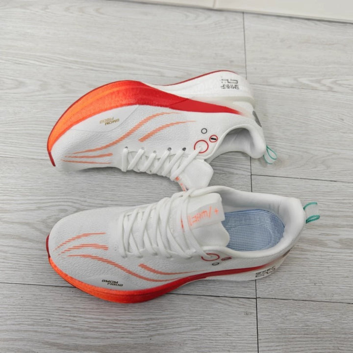 2025 new Chitu high school entrance examination ultra-light carbon plate running shoes men and women fitness exercise aerobics breathable shock-absorbing sports shoes