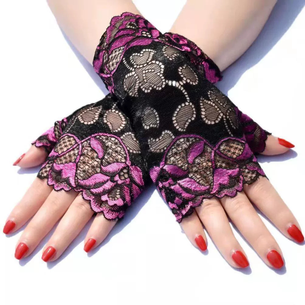 Guantes de estilo chino, mangas de doncella china para mujer, estilo subcultural de encaje de alta gama, puños, decoración de muñeca moderna