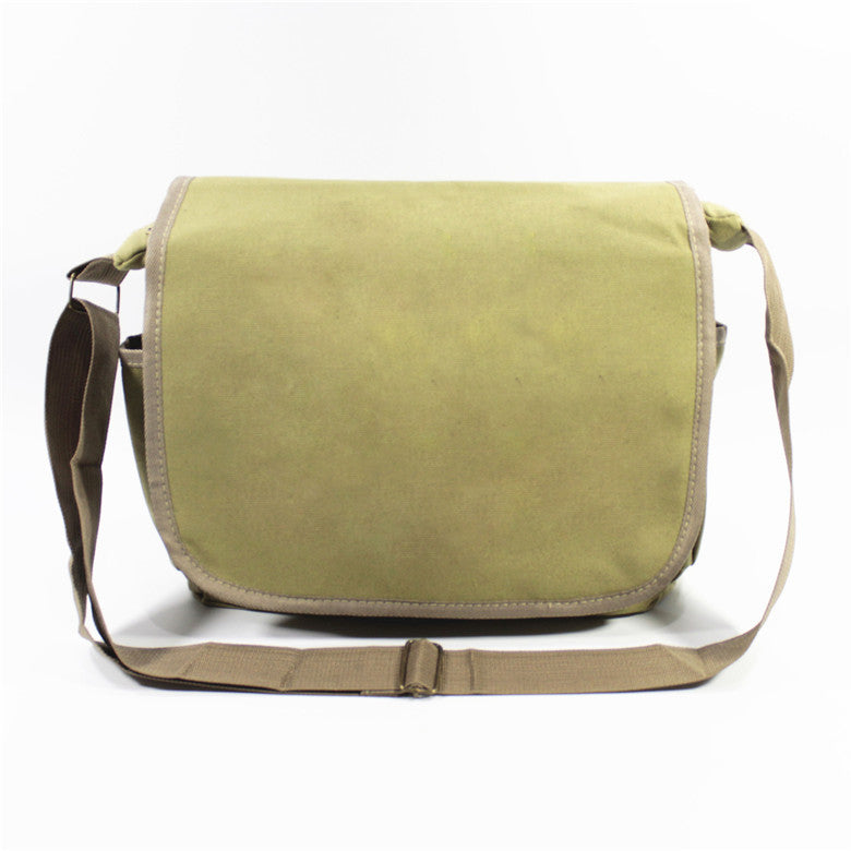 Vintage Mao Zedong "Serve the People" Red Army Bag, Lei Feng Canvas Five-Pointed Star Crossbody Bag, Red Star Shoulder Bag, Green Retro Style