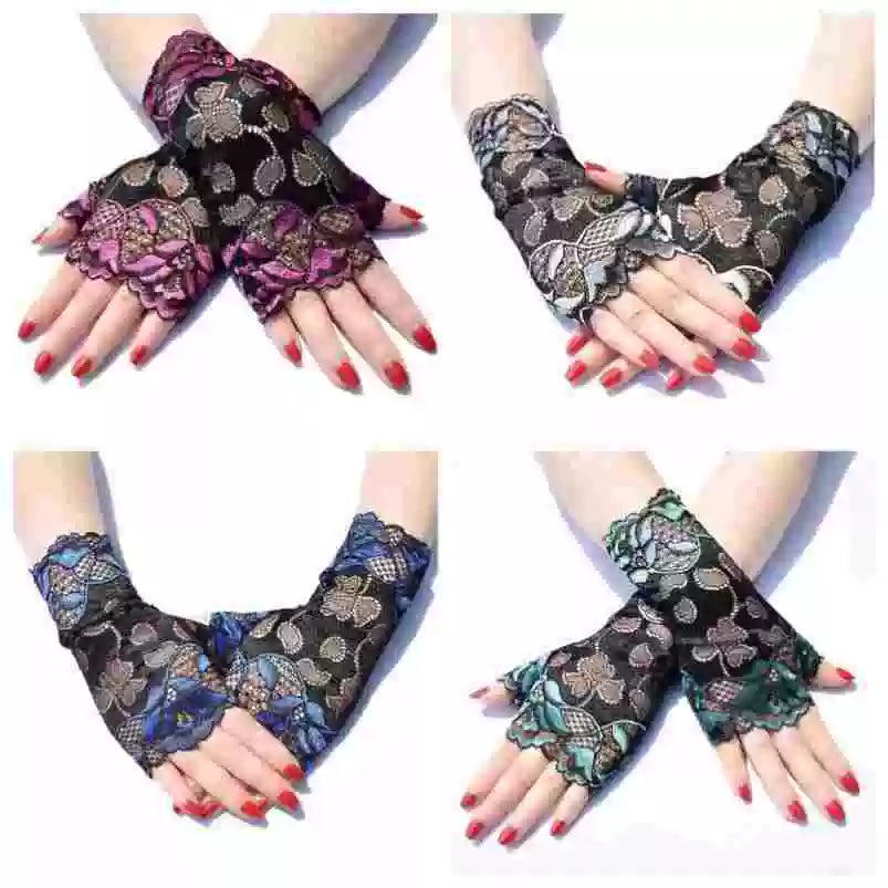 Guantes de estilo chino, mangas de doncella china para mujer, estilo subcultural de encaje de alta gama, puños, decoración de muñeca moderna