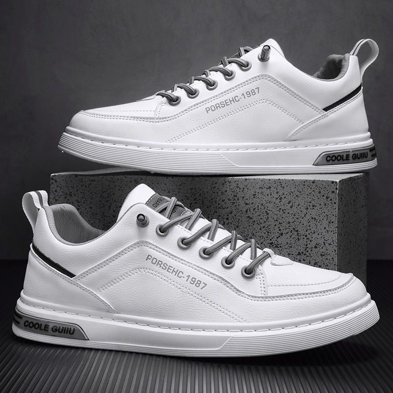 Zapatos de hombre de tendencia nacional, otoño 2024, nuevos zapatos deportivos casuales de suela gruesa transpirables de caña alta para jóvenes, zapatos de moda para papá para hombre