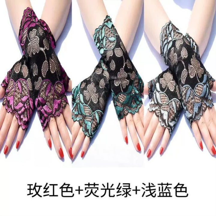 Guantes de estilo chino, mangas de doncella china para mujer, estilo subcultural de encaje de alta gama, puños, decoración de muñeca moderna