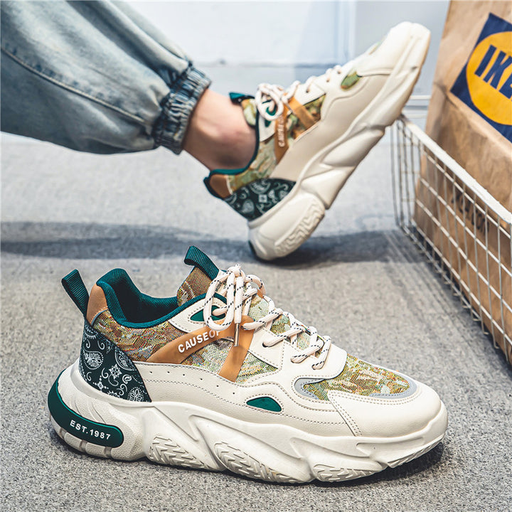 Zapatillas deportivas para hombre con aumento de altura oculto (2024): zapatos transpirables de suela gruesa con aumento de 10 cm