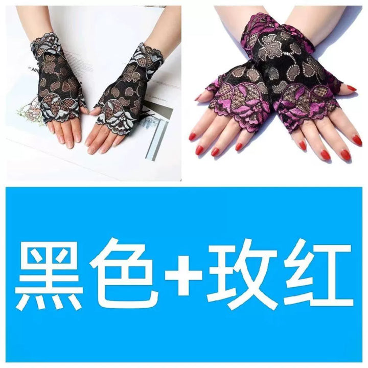 Guantes de estilo chino, mangas de doncella china para mujer, estilo subcultural de encaje de alta gama, puños, decoración de muñeca moderna