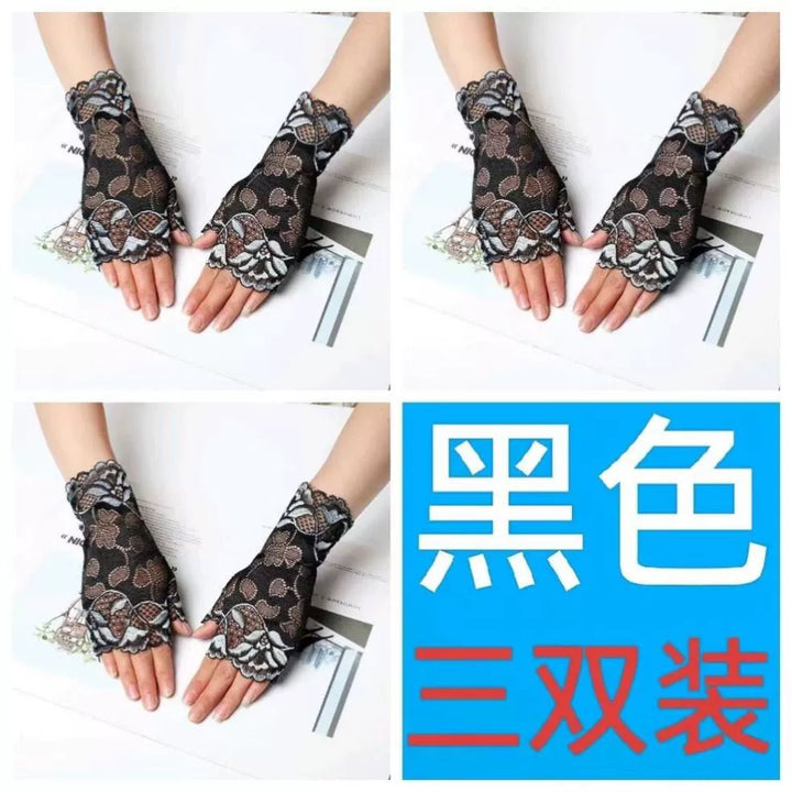Guantes de estilo chino, mangas de doncella china para mujer, estilo subcultural de encaje de alta gama, puños, decoración de muñeca moderna