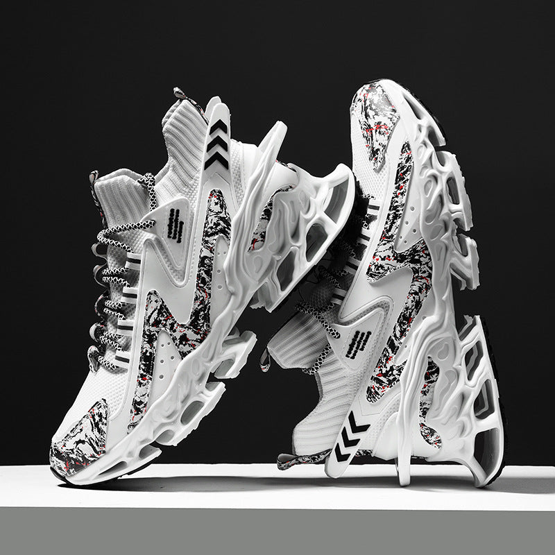 Putian Guochao men's shoes spring and autumn technology running shoes basketball sports shoes ultra-light shock-absorbing running blade shoes breathable