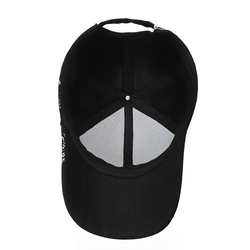 Gorra de béisbol unisex con estampado de dragón: gorra artística de ala dura estilo chino para primavera y otoño.