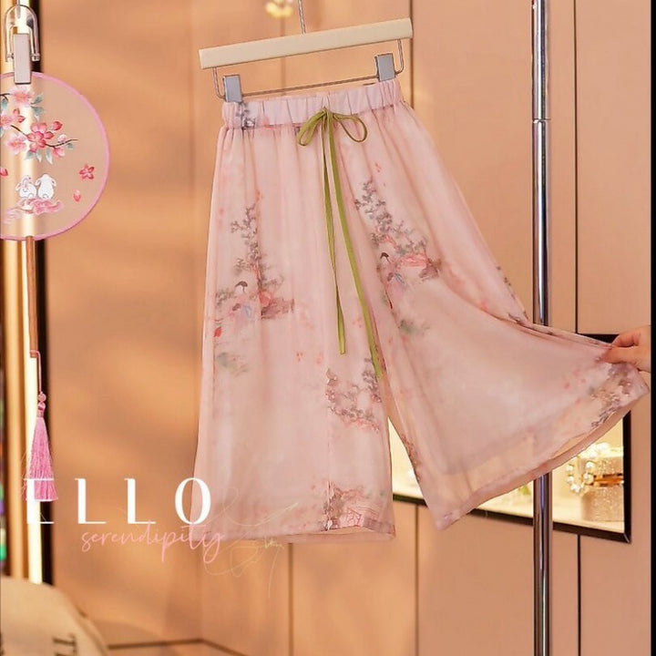Traje Hanfu de verano para niñas 2024, nuevo estilo chino, traje Tang para niñas medianas y grandes, nuevo traje antiguo chino de manga corta