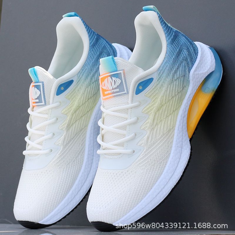Guochao Hydrogen Cloud Joint Running Shoes Men's Travel Shoes 2024 Spring and Summer Daddy Shoes Men's Sports Leisure Breathable Mesh Shoes