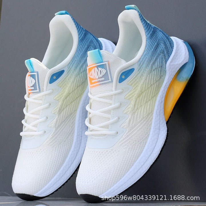 Guochao Hydrogen Cloud Joint Running Shoes Men's Travel Shoes 2024 Spring and Summer Daddy Shoes Men's Sports Leisure Breathable Mesh Shoes