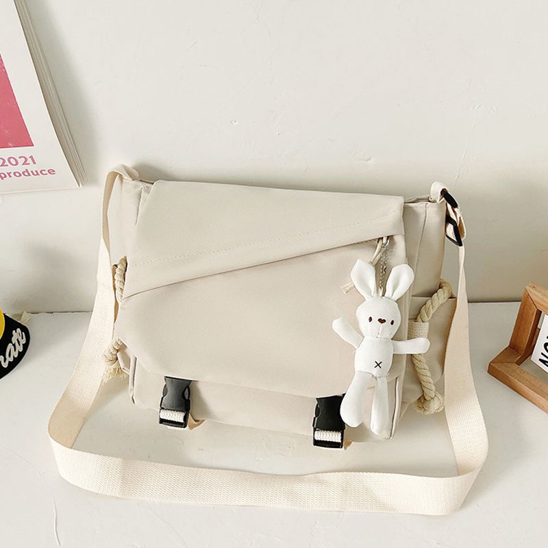 Bolso bandolera deportivo unisex de gran capacidad, moderno y moderno, estilo urbano minimalista Harajuku.