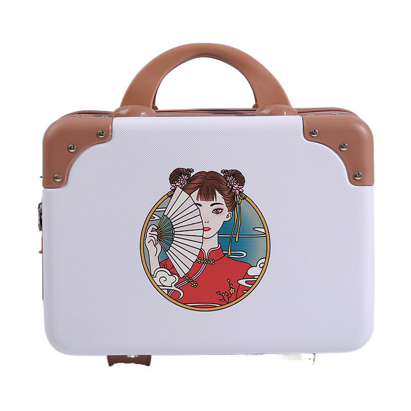 Q3Y Hand-Carry Cosmetic Case – Compact Lightweight Travel Companion with Lock