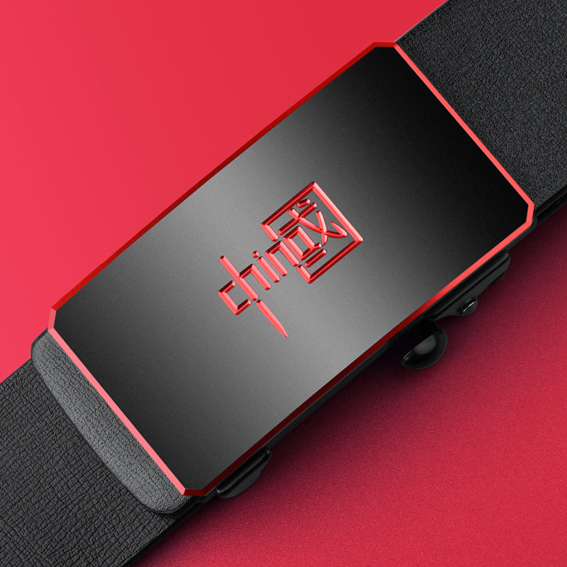 Paul Chinese Style Belt for Men – Trendy Automatic Buckle Casual Fashion Belt