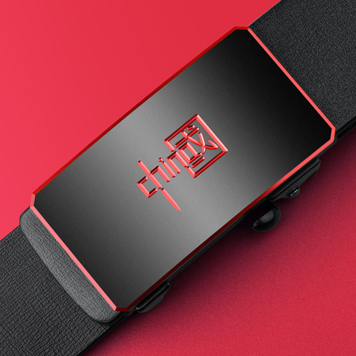 Paul Chinese Style Belt for Men – Trendy Automatic Buckle Casual Fashion Belt