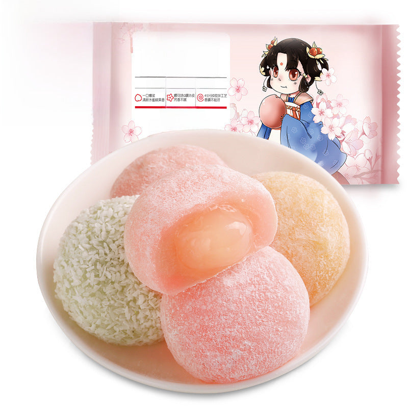 Baicaowei Explosive Mochi Balls | 120g | Sakura, Matcha, Mango, Strawberry | 72 Pack Box