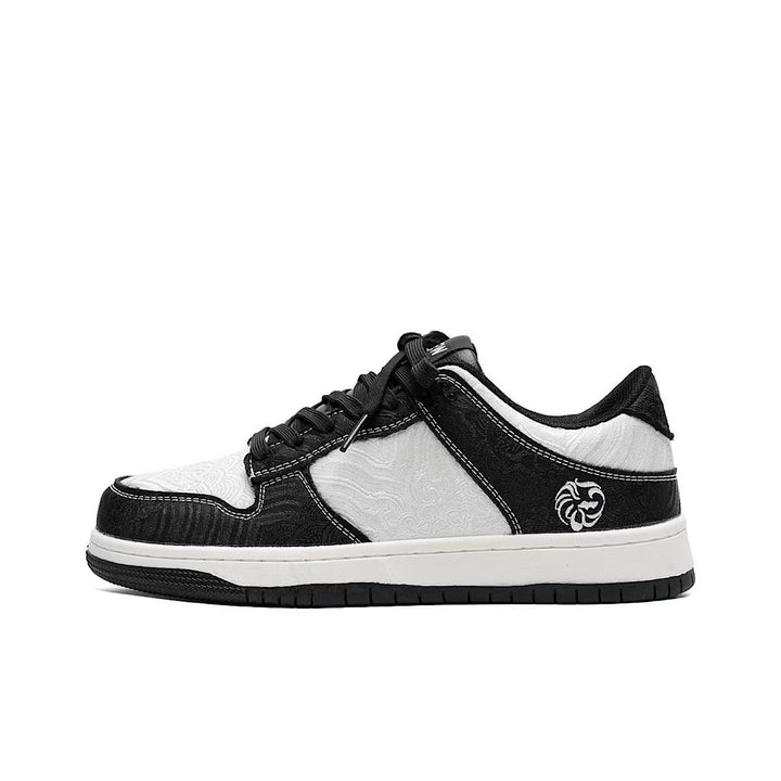 2024 New Blue Silk Chinese Style Sneakers – Breathable Unisex Sporty & Casual Couple Shoes