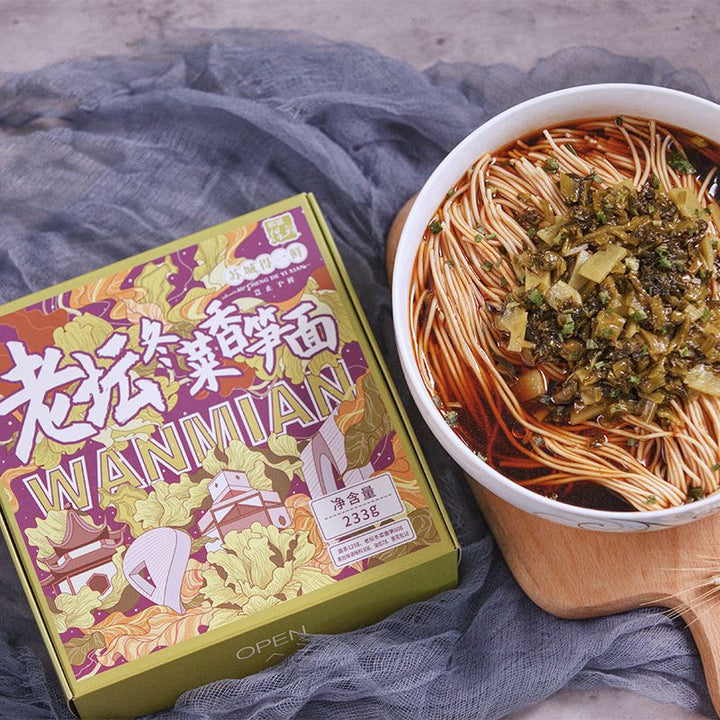 苏式德义鲜方便面 | 4 包 | 有红烧肉、鱼头和江南风味