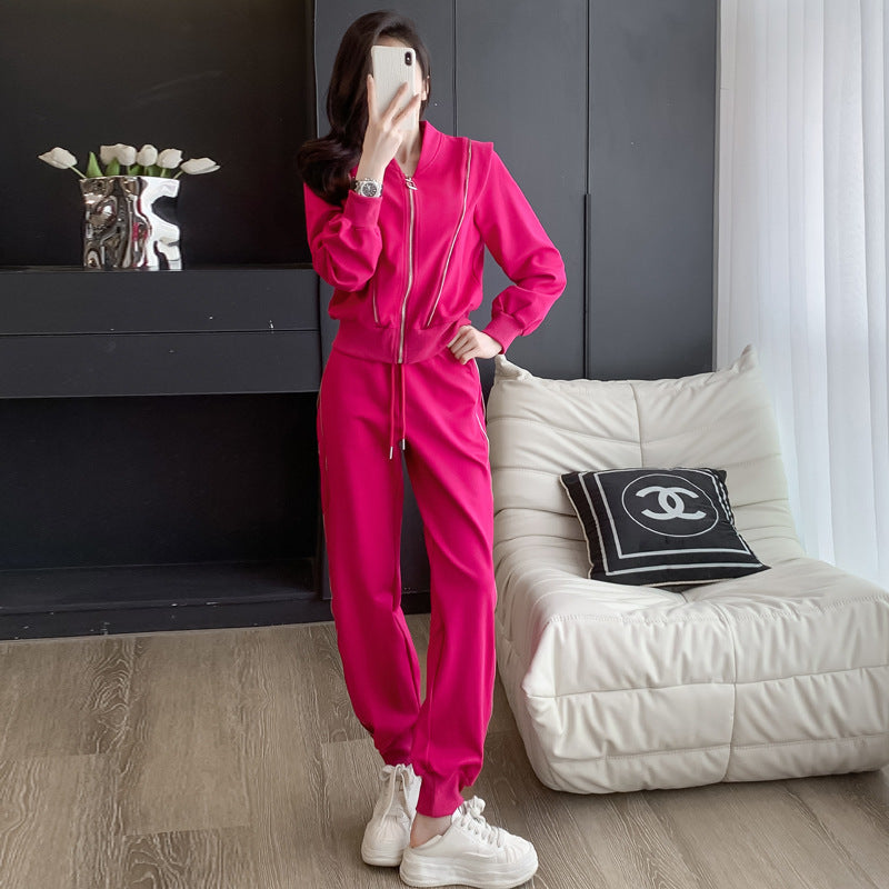 Spring and Autumn Casual Two-Piece Set for Women – 2023 Fashion Printed Short Sleeve Top and Shorts