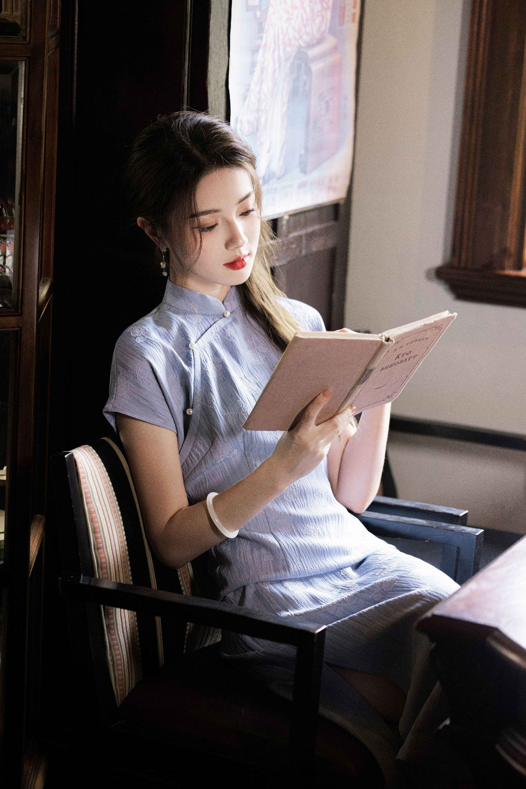 Chunxiao Retro Daily Cheongsam - Elegant and Fresh Literary Style with a Sweet American Touch, 2024 Summer Dress