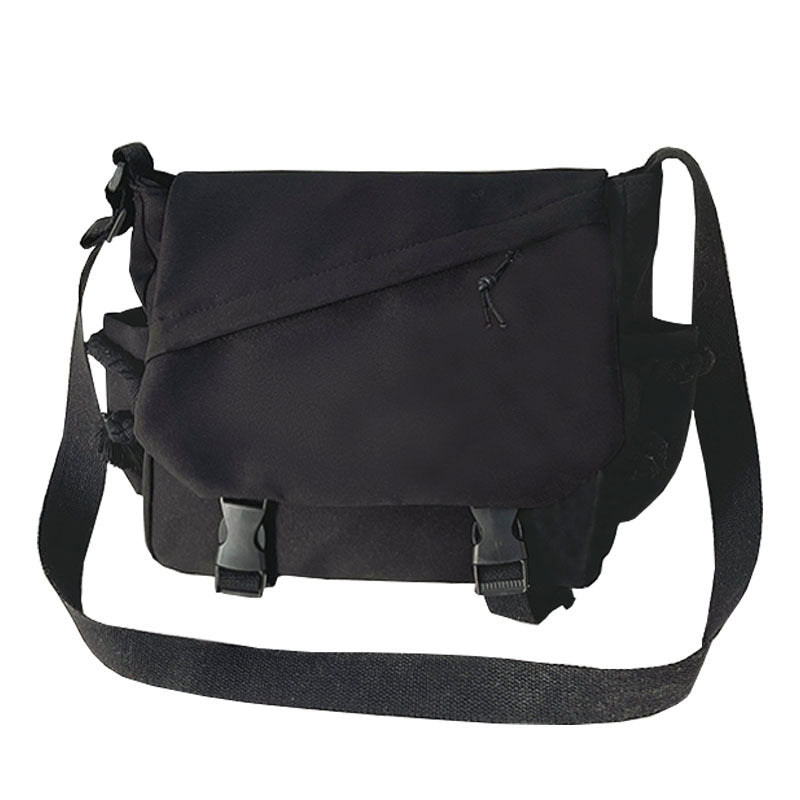 Bolso bandolera deportivo unisex de gran capacidad, moderno y moderno, estilo urbano minimalista Harajuku.