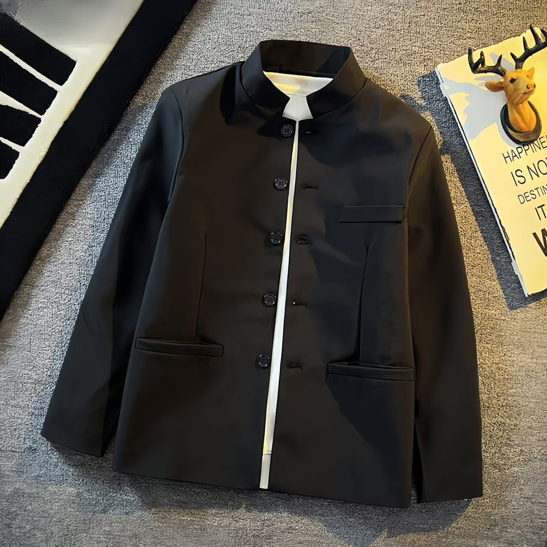 Nuevo traje Zhongshan de estilo chino para hombre, atractivo traje juvenil de alta gama para hombre, traje de boda Zhao Shanhe para hombre
