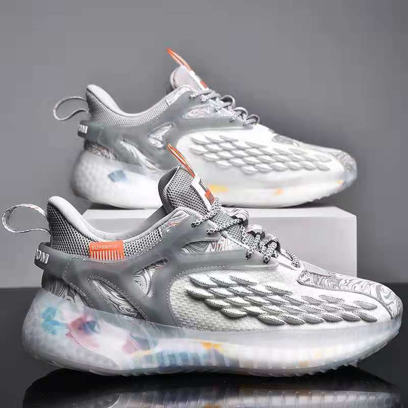 2024 New Men’s Breathable Mesh Sneakers – Trendy National Style Running Shoes & Sports Casual Sneakers