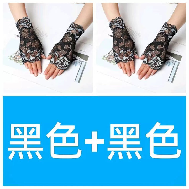 Guantes de estilo chino, mangas de doncella china para mujer, estilo subcultural de encaje de alta gama, puños, decoración de muñeca moderna