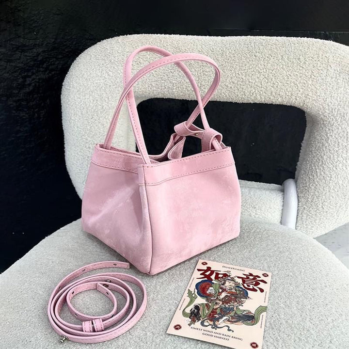 Nuevo bolso tote de estilo chino con efecto degradado: para llevar en la mano, al hombro o cruzado.
