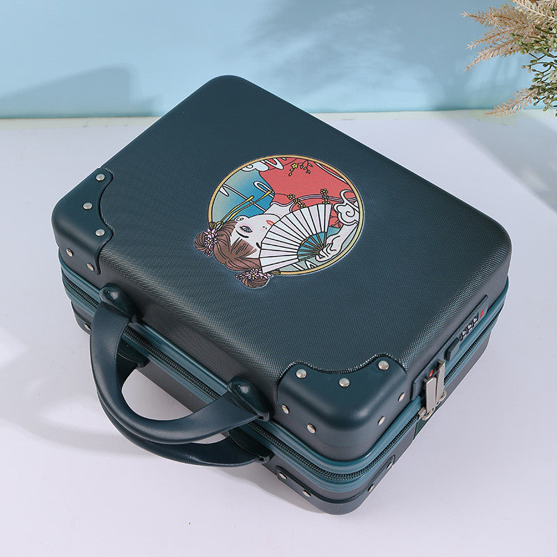 Q3Y Hand-Carry Cosmetic Case – Compact Lightweight Travel Companion with Lock