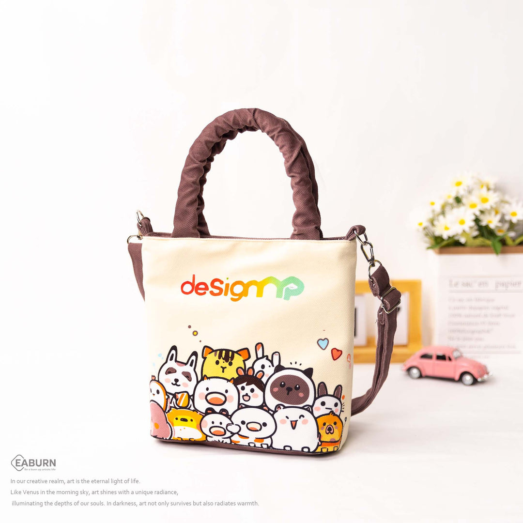 Bolso estilo cubo creativo de estilo chino: bolso versátil para viajes y uso diario.