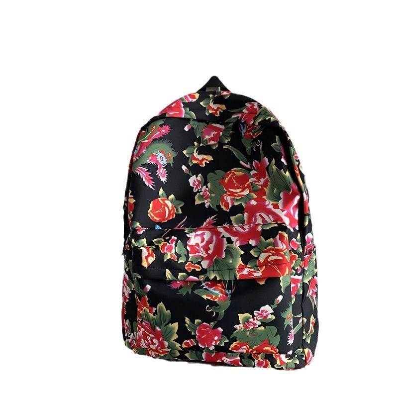 2024 New Design Northeastern Floral Backpack – Trendy School Bag & Short Trip Travel Backpack