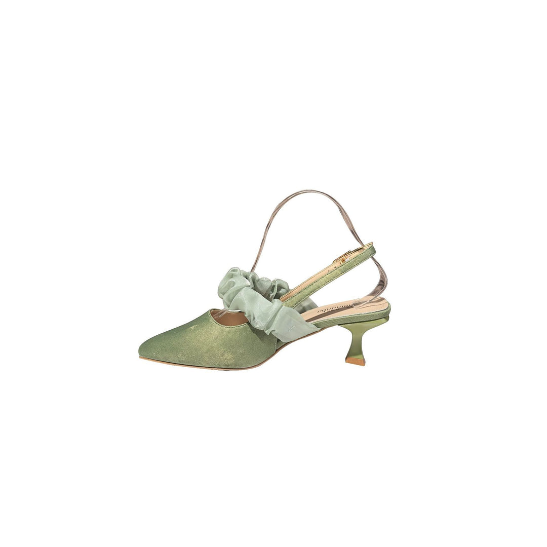 Falda estilo Chanel M5105 con estilo nacional, hermosas sandalias francesas para mujer, ropa de verano, temperamento, tacones altos negros