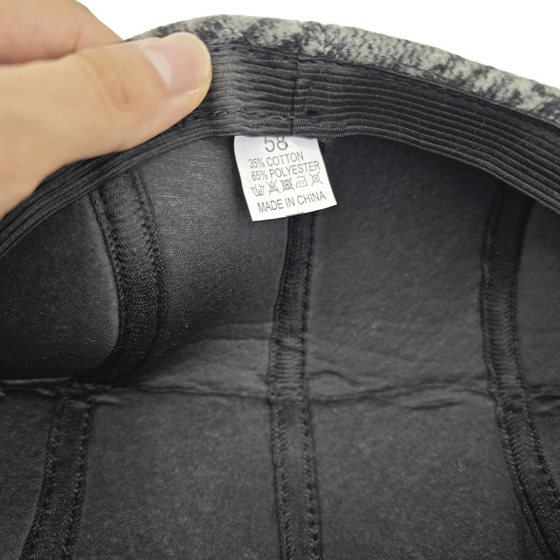 Boina gruesa de invierno para personas mayores: gorro cálido con orejeras para papás y abuelos.