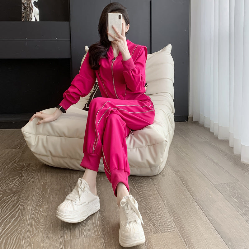 Spring and Autumn Casual Two-Piece Set for Women – 2023 Fashion Printed Short Sleeve Top and Shorts