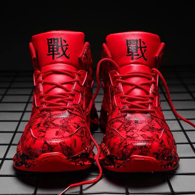 Putian Guochao men's shoes spring and autumn technology running shoes basketball sports shoes ultra-light shock-absorbing running blade shoes breathable