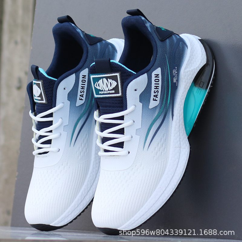 Guochao Hydrogen Cloud Joint Running Shoes Men's Travel Shoes 2024 Spring and Summer Daddy Shoes Men's Sports Leisure Breathable Mesh Shoes